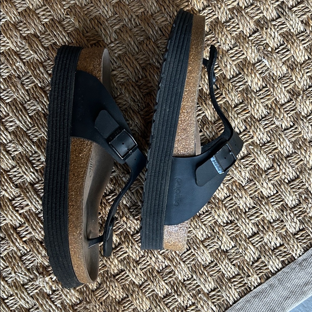 Papillio Black Sandals